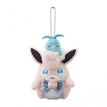 포켓몬센터 마스코트 키링 Pokemon Botanical Easter 푸크린&파비코